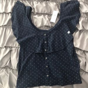 American Eagle Navy blue top